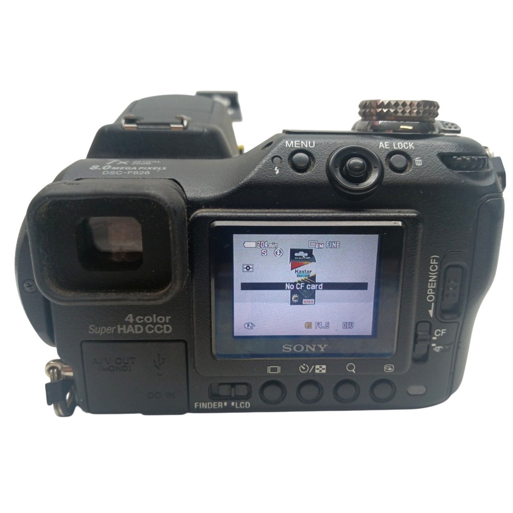 Sony Cyber-Shot DSC-F828 8.0MP Digital Camera Black New Battery & Charger + SD - Picture 5 of 16